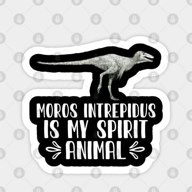 Moros Intrepidus is My Spirit Animal Sticker by simonStufios